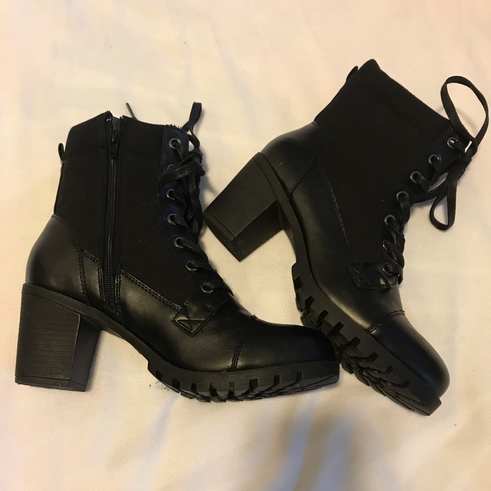 Black Heeled Boots